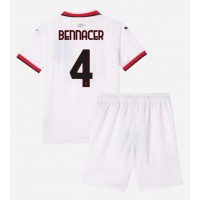 Camisa de Futebol AC Milan Ismael Bennacer #4 Equipamento Secundário Infantil 2024-25 Manga Curta (+ Calças curtas)